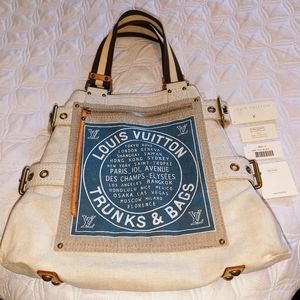 RARE Louis Vuitton Cabas Toile MM